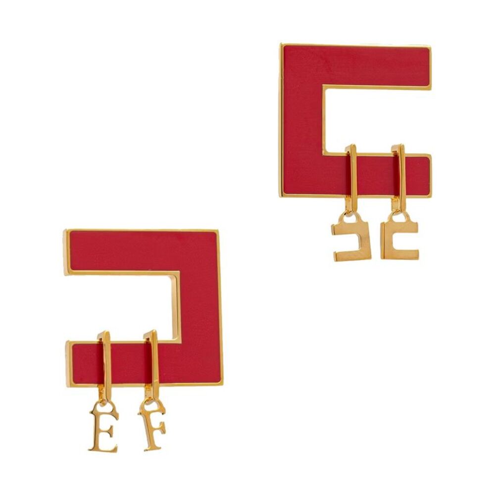 Elisabetta Franchi Women Logo Earrings